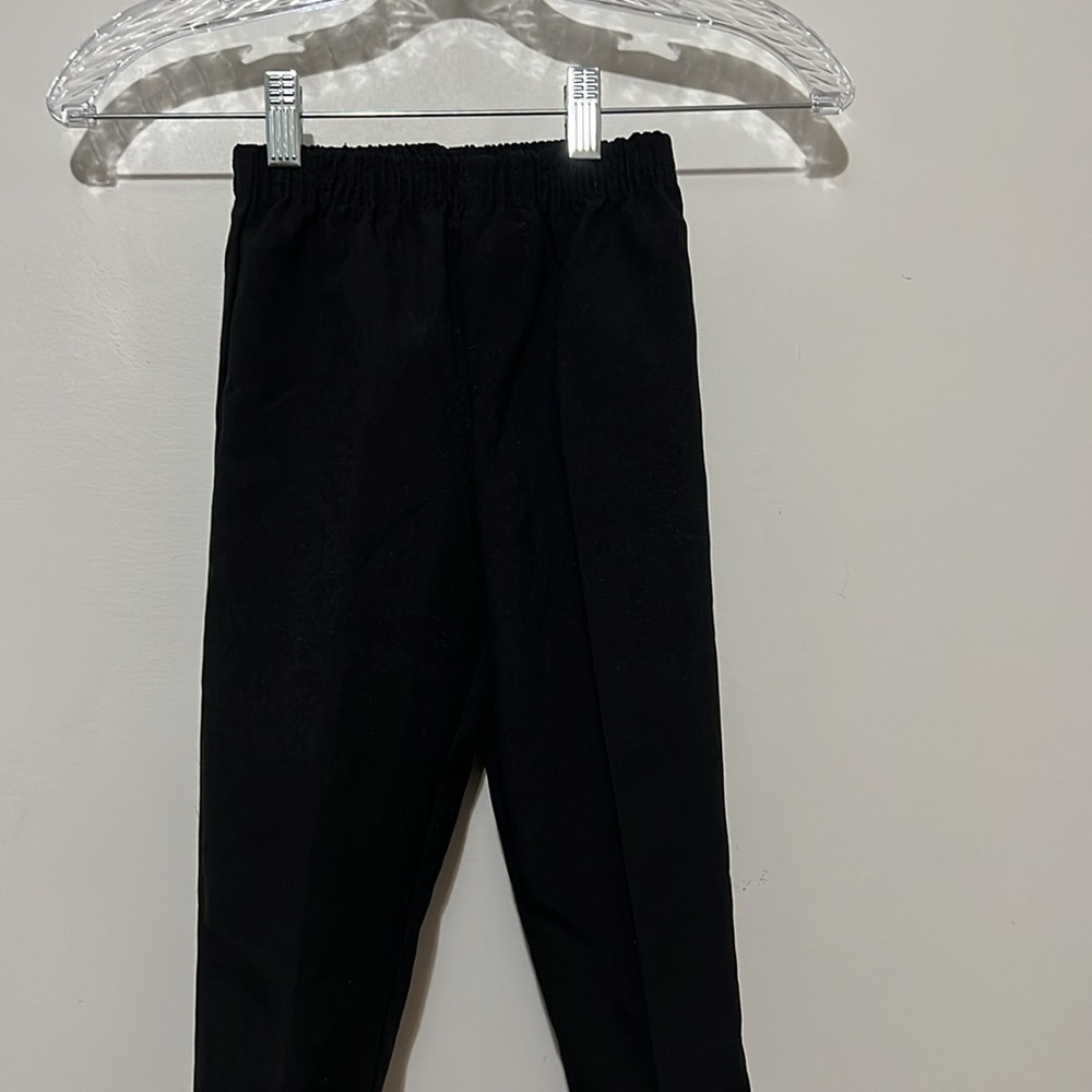 Black Kids Formal Bottoms - Elastic Waist